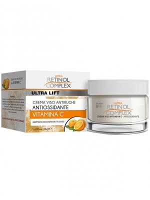 Crema facial antiarrugas antioxidante vitamina c