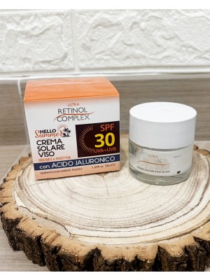 Crema facial SPF 30 retinol complex